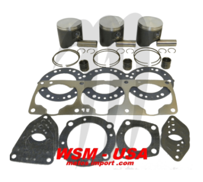 Photo Kit pistons platinum Kawasaki STX / ZXI (Cote +0.50mm) - Pièces Jet Ski, accessoires et entretiens - Matos import
