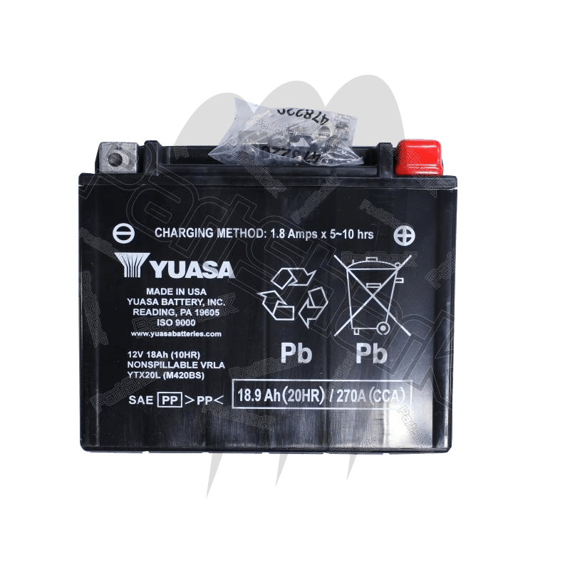 BATTERY YUASA YTX20L
