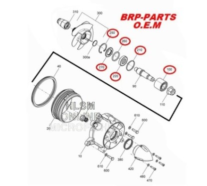 SeaDoo Kit Turbine Spark 4 stroke