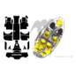 HYDRO-TURF. TAPIS, JET BOAT Speedster (98-99)