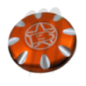Gas cap Yamaha (orange ).