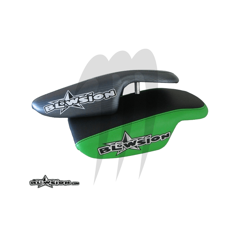 Chin pad carbone (noir/ vert ) Chin pad carbone (noir/ vert )