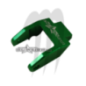 Hood Latch- Billet , green