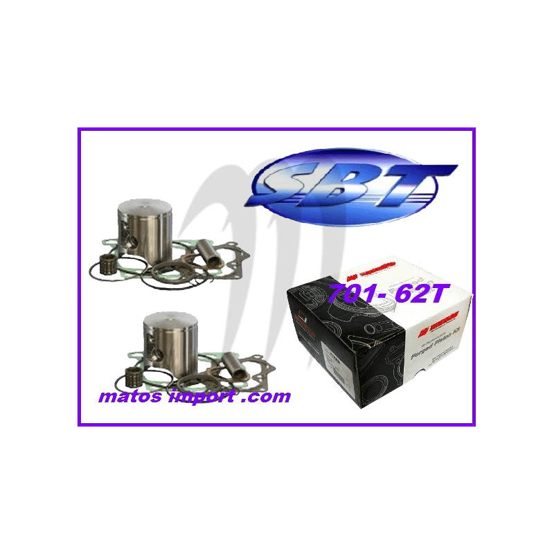 Kit pistons Platinum Yamaha 701 62T (Standard 81mm) Kit pistons Platinum Yamaha 701 62T (Standard 81mm)