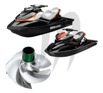 Hélice SRZ CD 15 20R RXT 260 Wake Pro 215 GTX 260 RXT 215 Riva Racing