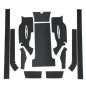 Mat Kit Complete Precut, Freestyle -Freeride, Super-Jet 701 (96+), for hold Digger