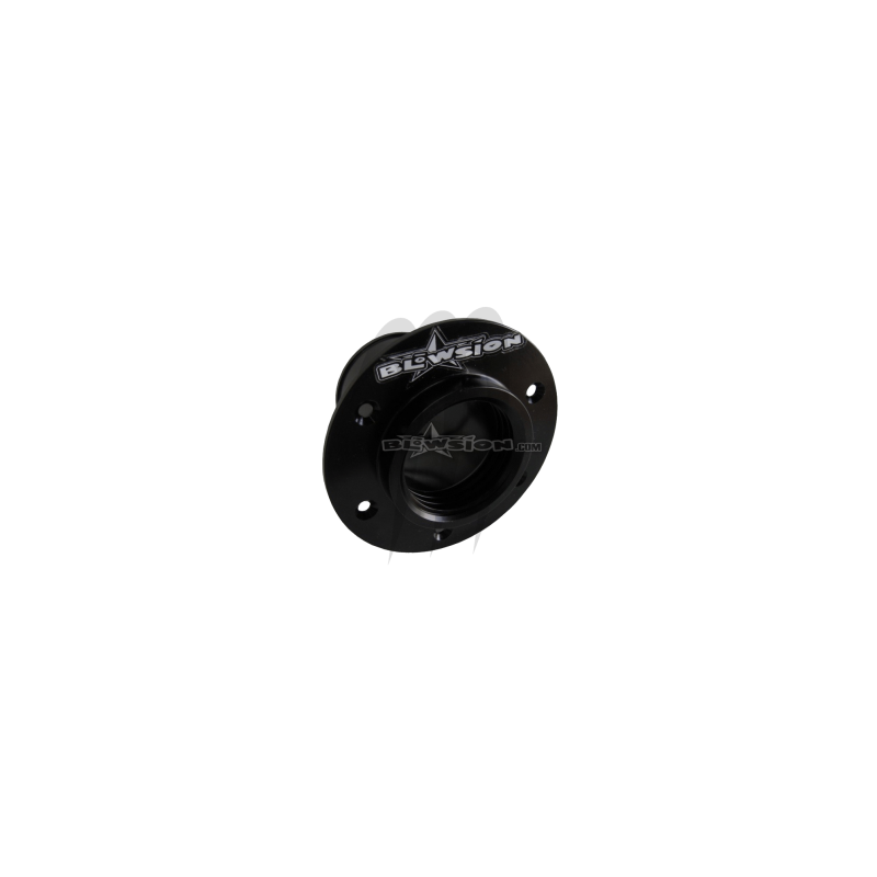 Support cap billet,  anodized black