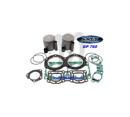 WSM USA Kit Plunger Platinum Yamaha 760cc 64X ( cote standard 84mm )