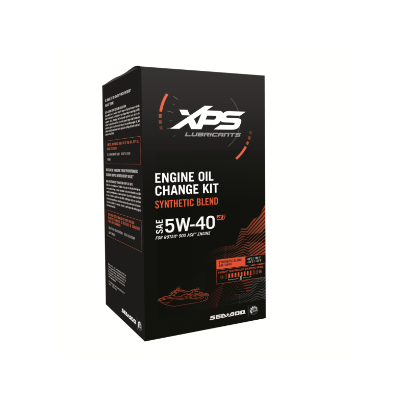 KIT DE VIDANGE D'HUILE SYNTHÉTIQUE XPS 5W-40 4T POUR ROTAX 900 ACE
