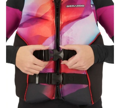 GILET DE SAUVETAGE SEA-DOO AIRFLOW SUNSET EDITION UNISEXE ROUGE